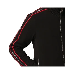 Black Viscose Sweatshirt