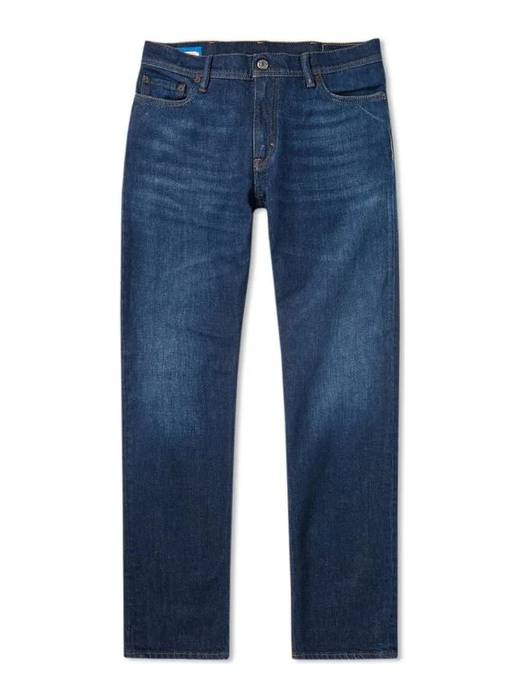 Blue Cotton Skinny Jeans