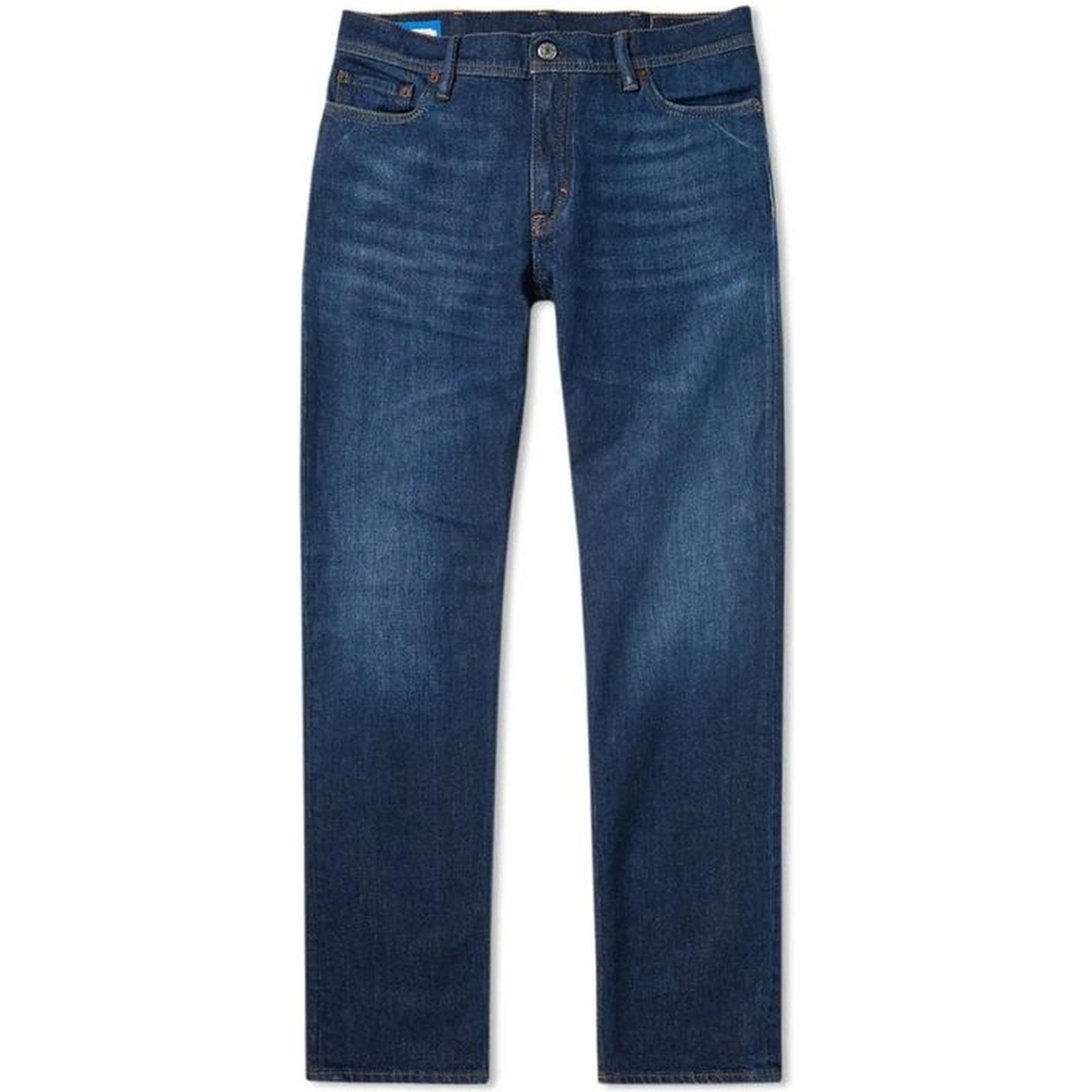 Blue Cotton Skinny Jeans