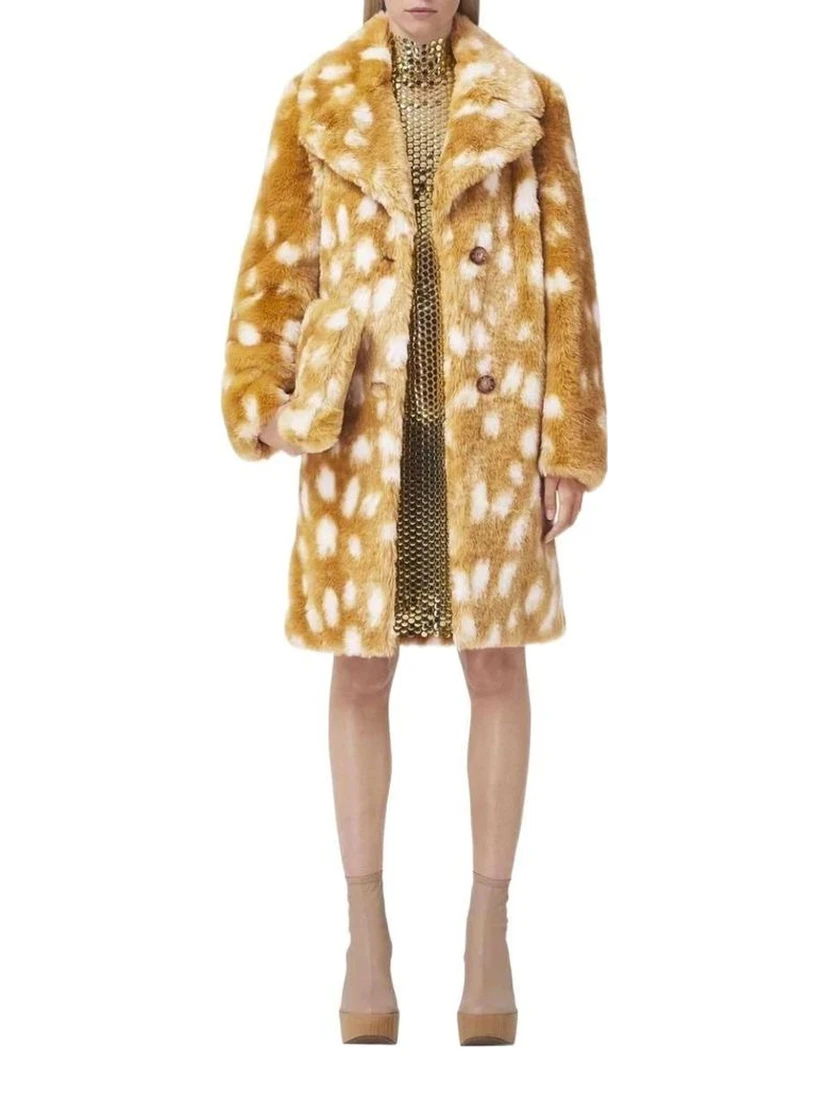 Beige Lambskin Coat