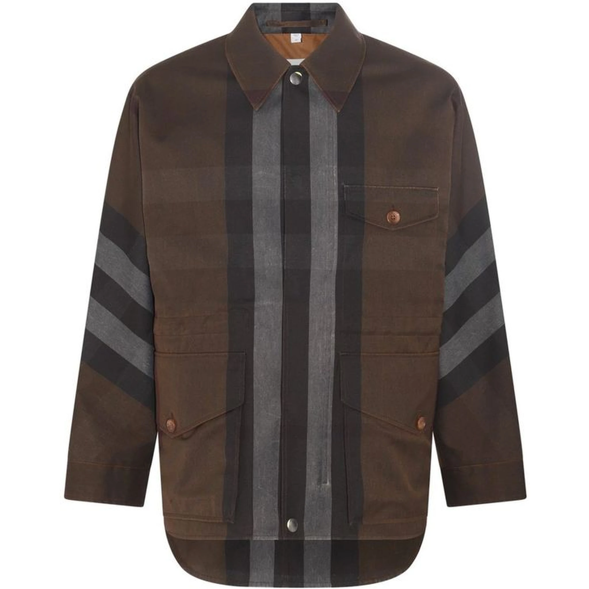 Brown Cotton Parka