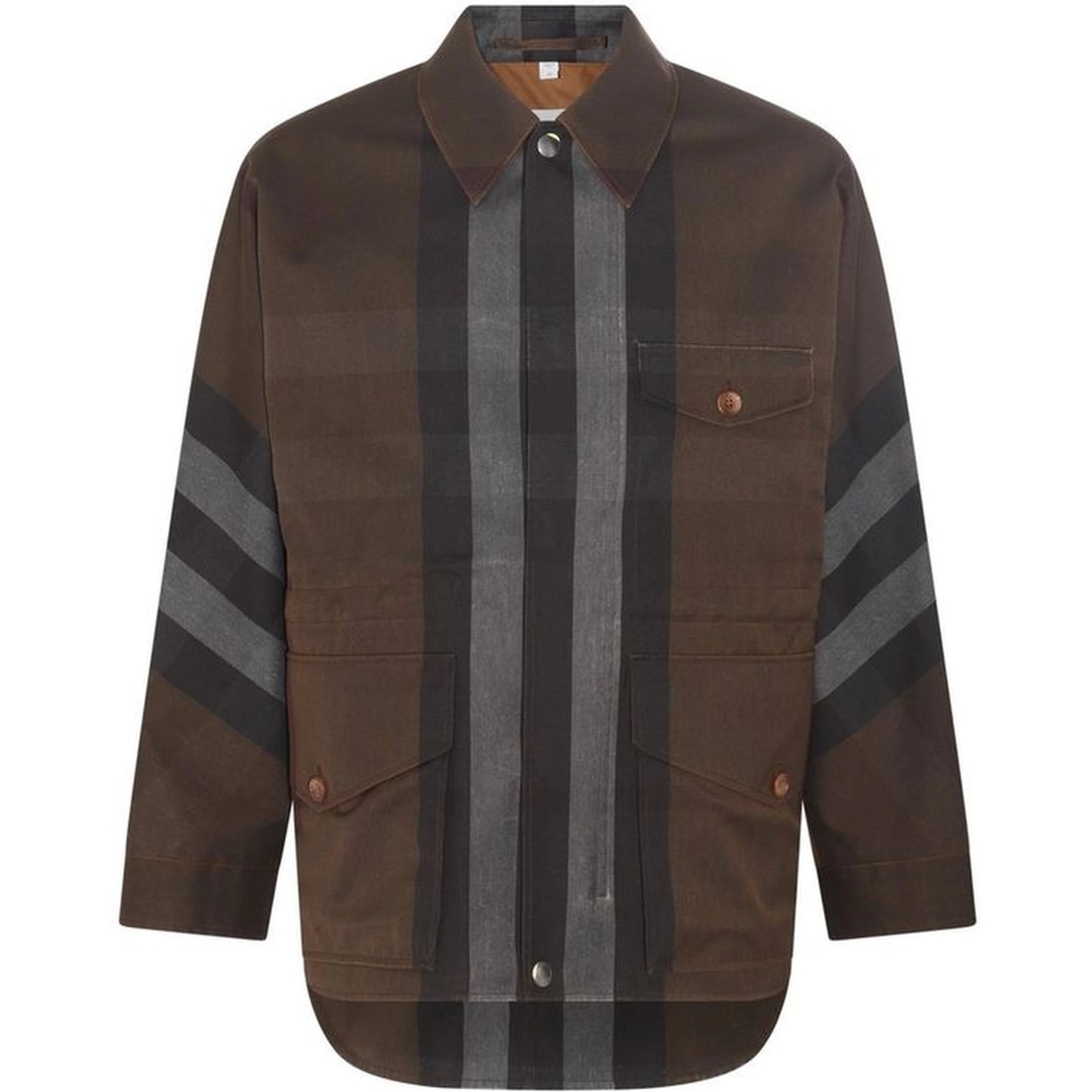 Brown Cotton Parka
