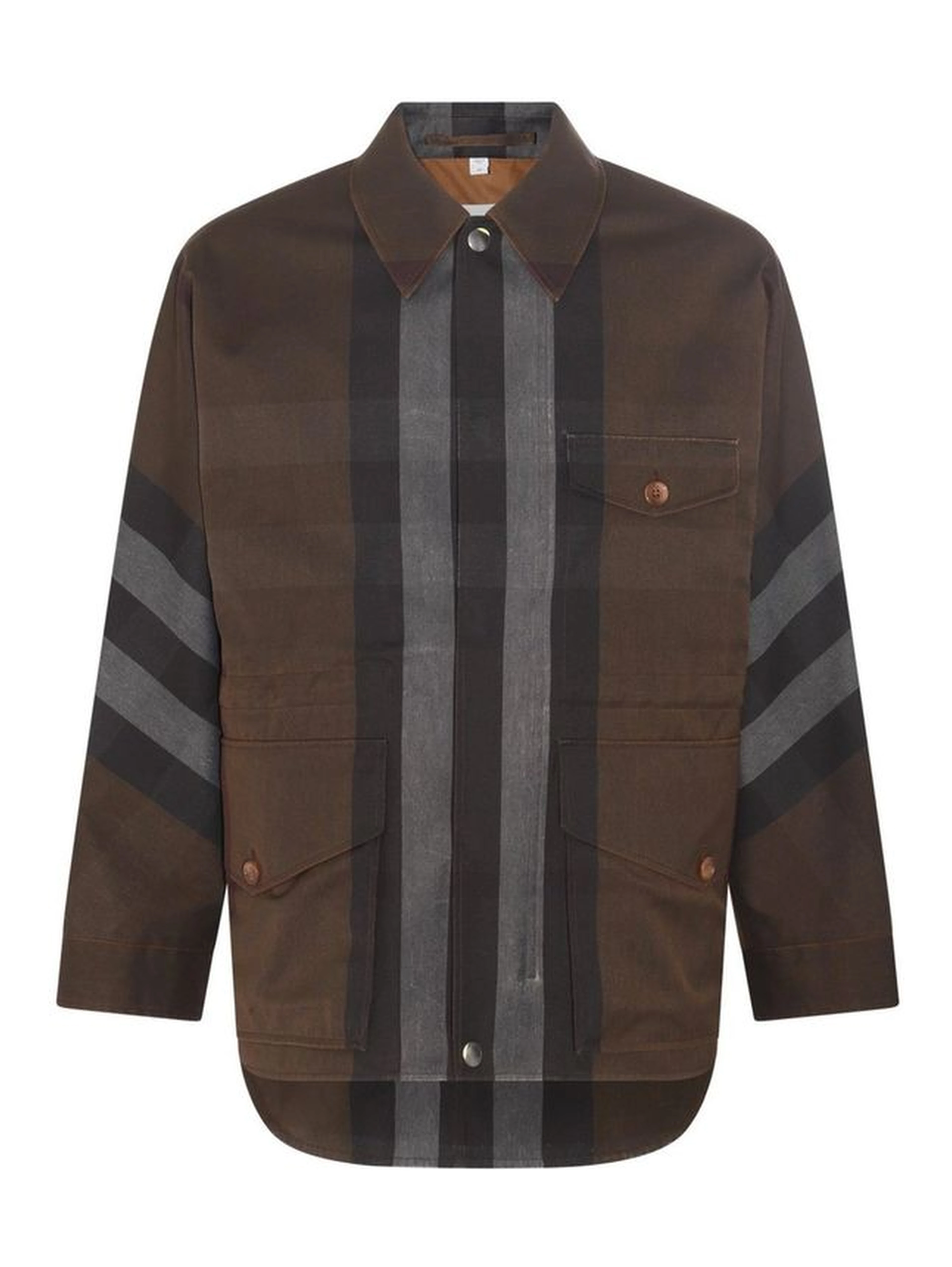 Brown Cotton Parka