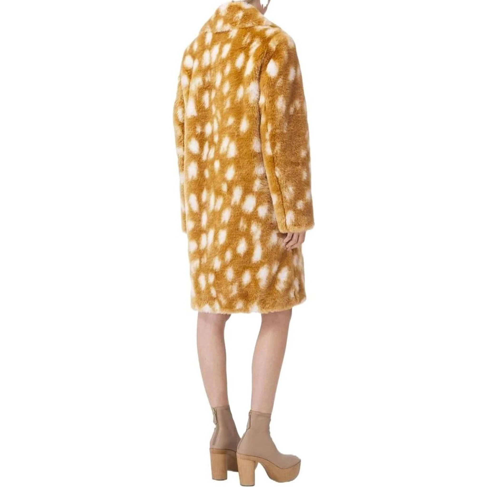 Beige Lambskin Coat