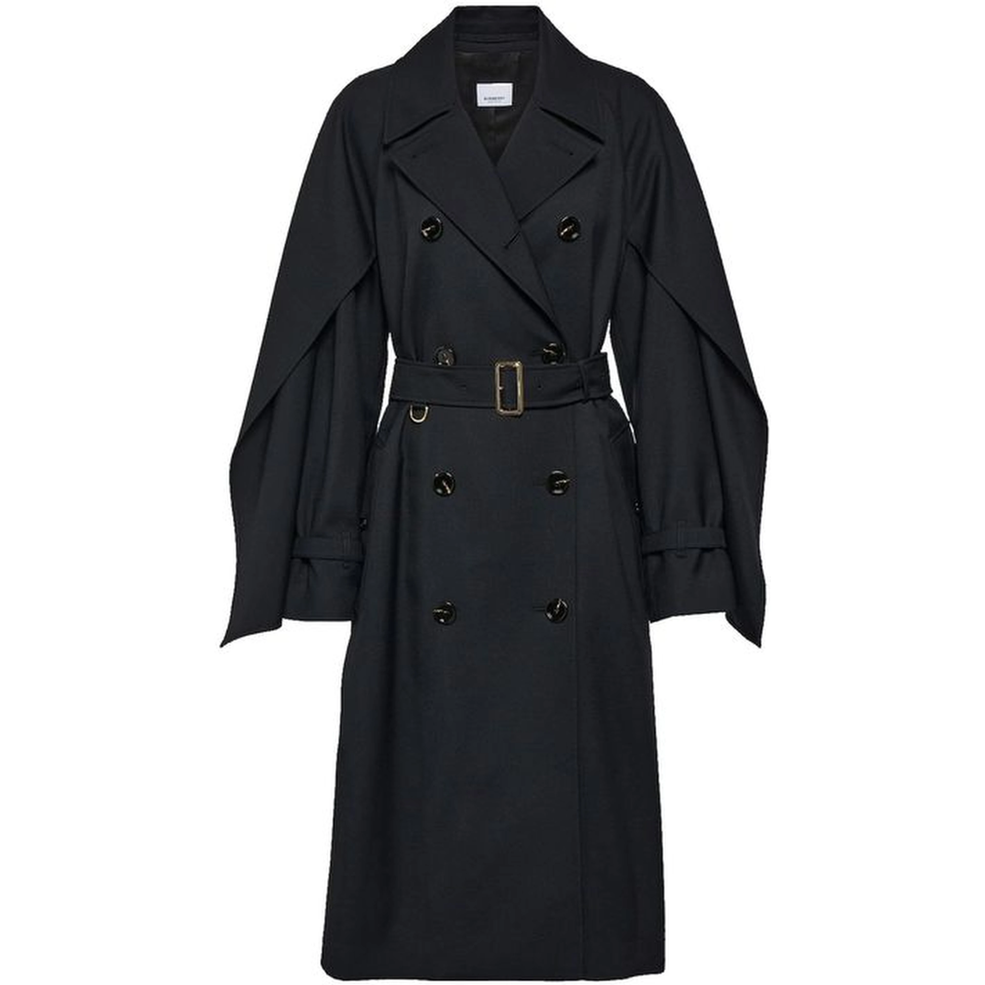 Black Polyester Coat