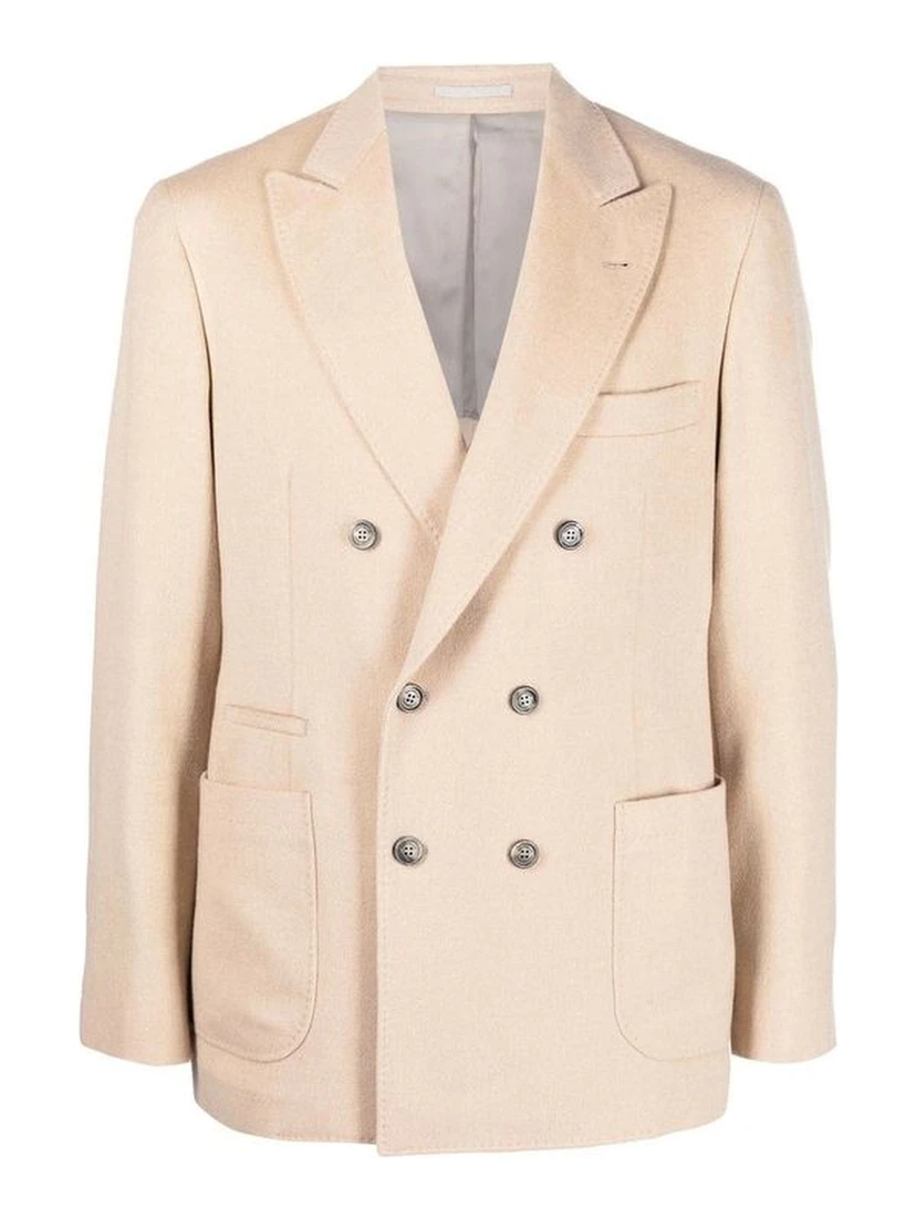Beige Wool Coat