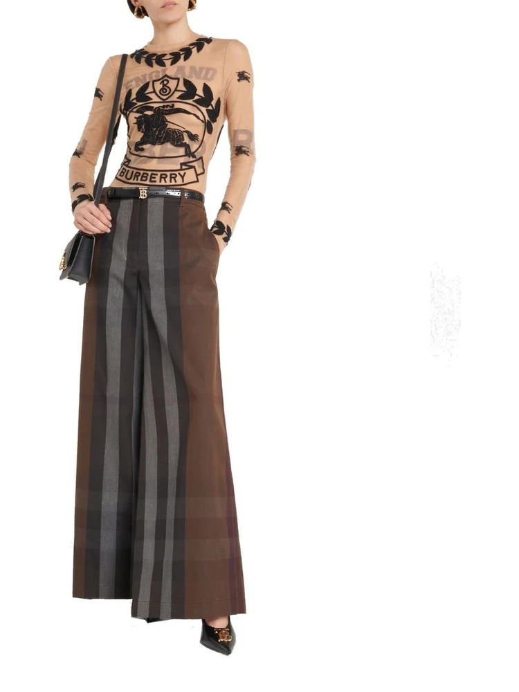 Brown Cotton Casual Pants alternative