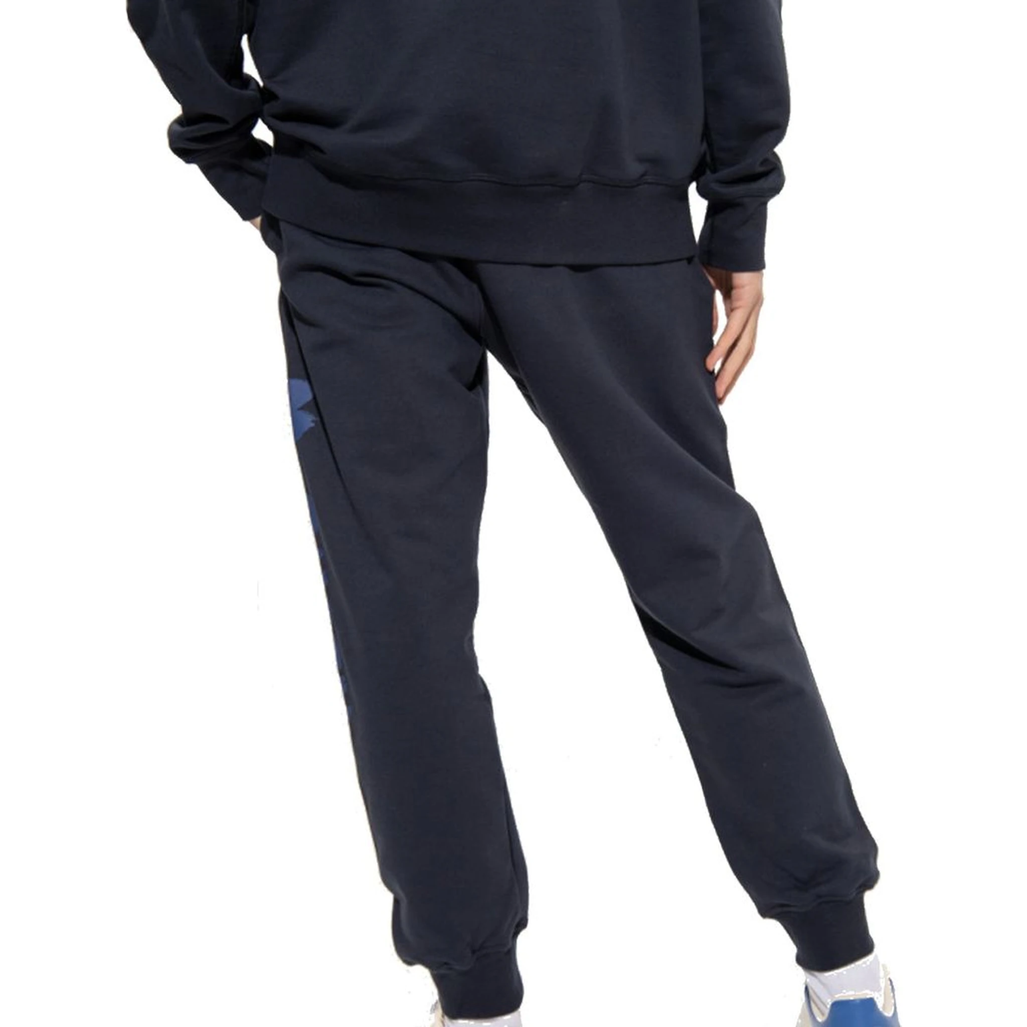 Blue Cotton Joggers (Workout Pants)