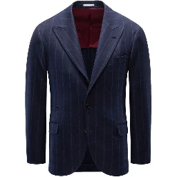 Blue Virgin Wool Blazer