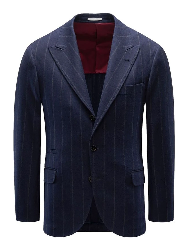 Blue Virgin Wool Blazer