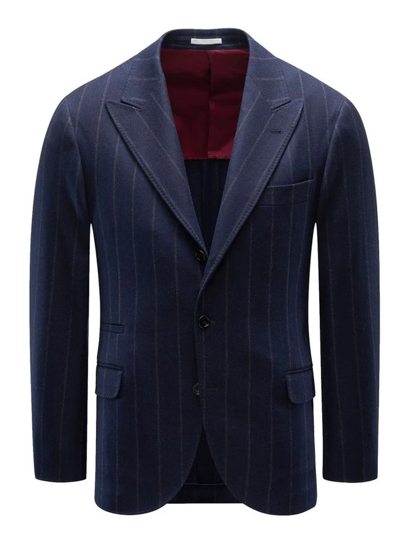 Blue Virgin Wool Blazer