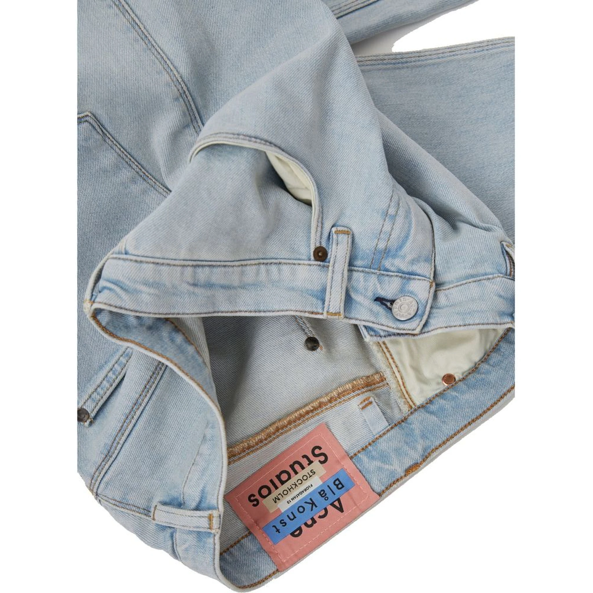 Blue Cotton Skinny Jeans