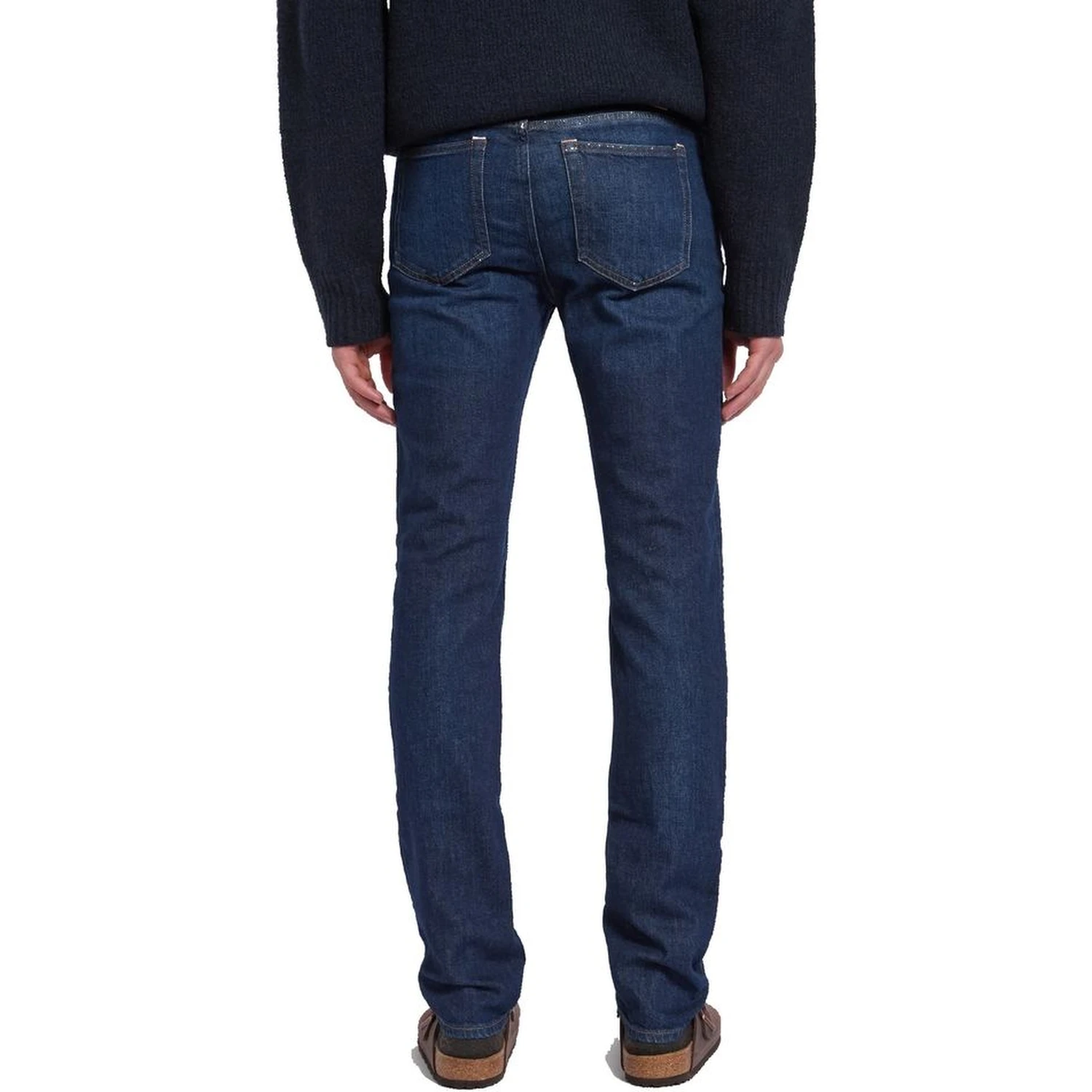 Blue Cotton Skinny Jeans