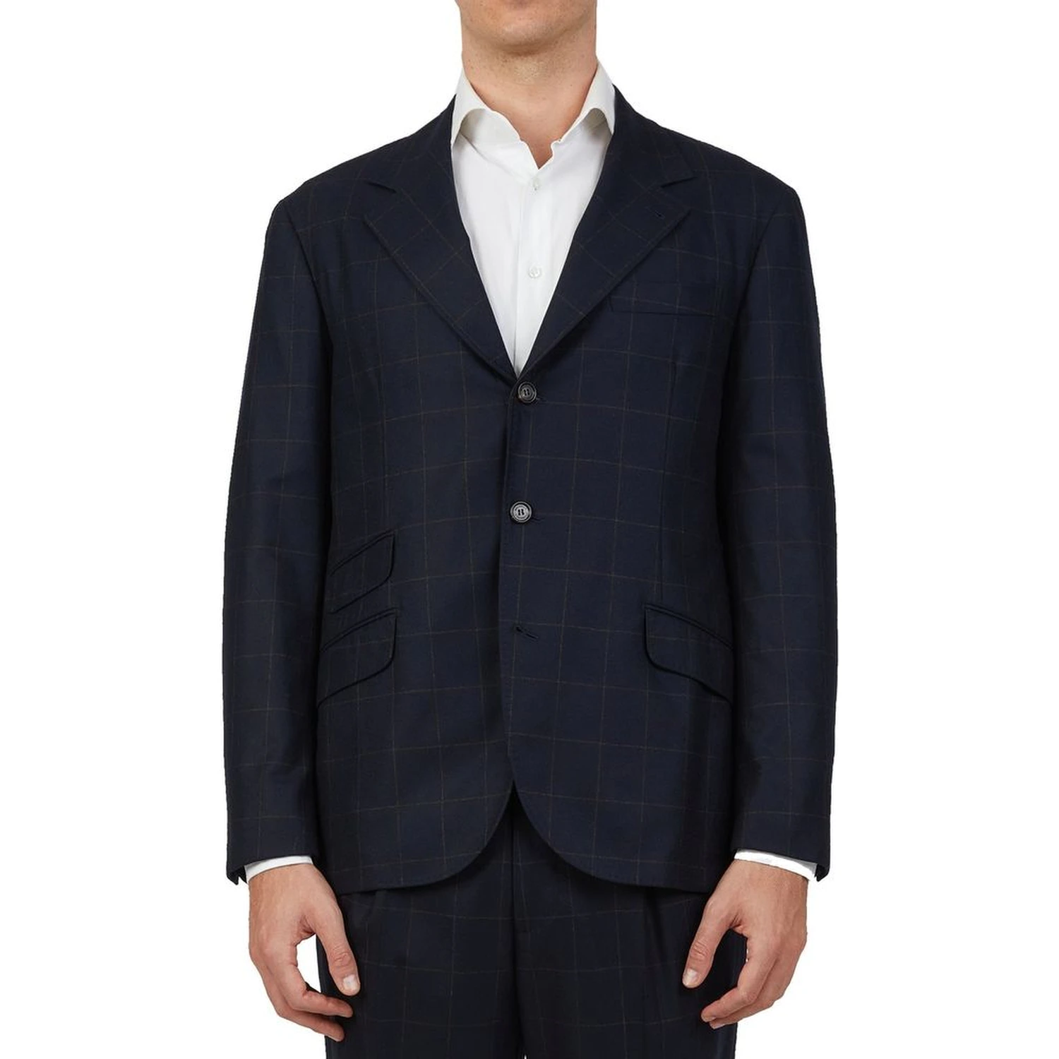 Blue Wool Two-Piece Suit