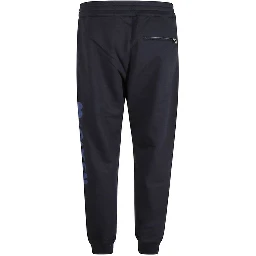 Blue Cotton Joggers (Workout Pants)