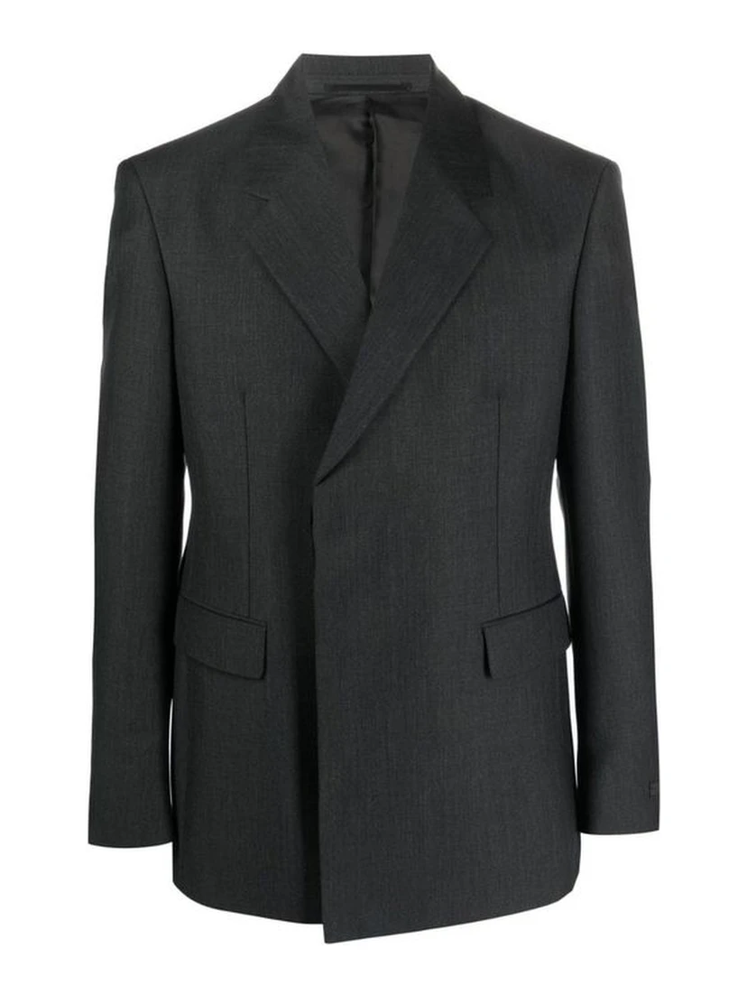 Gray Wool Blazer