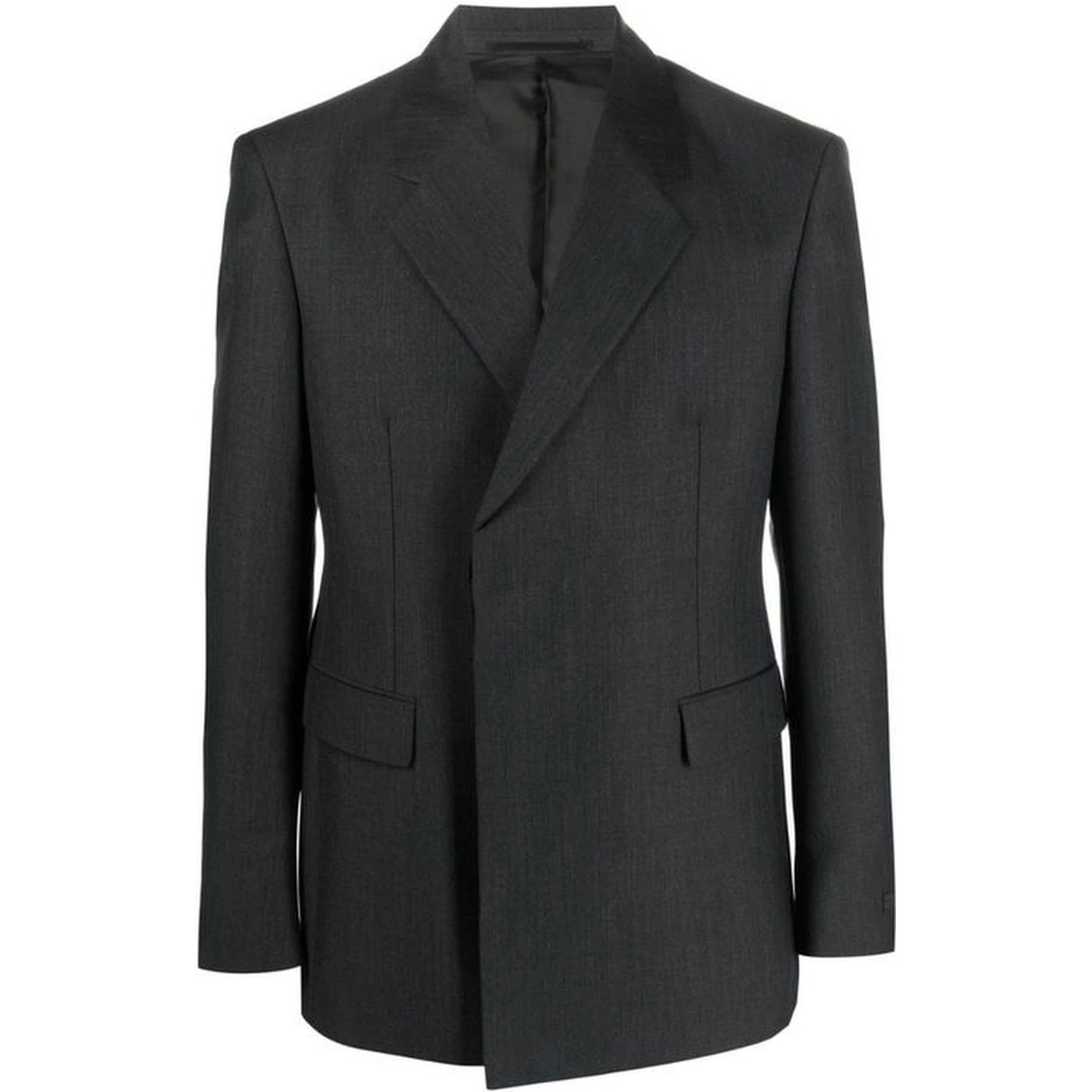 Gray Wool Blazer