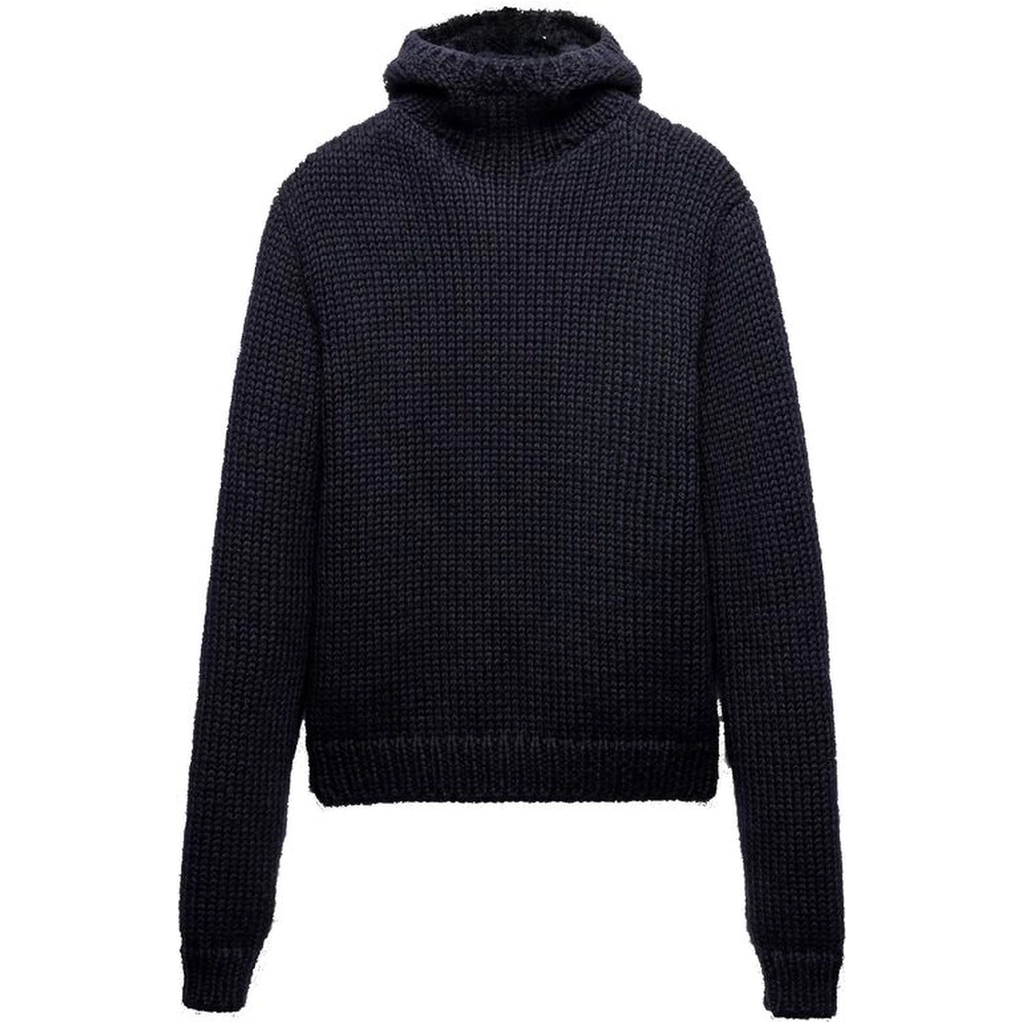 Blue Wool Turtleneck