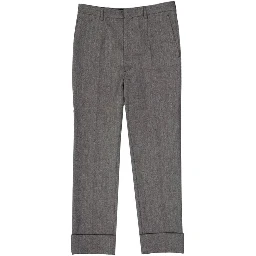 Gray Wool Dress Pants