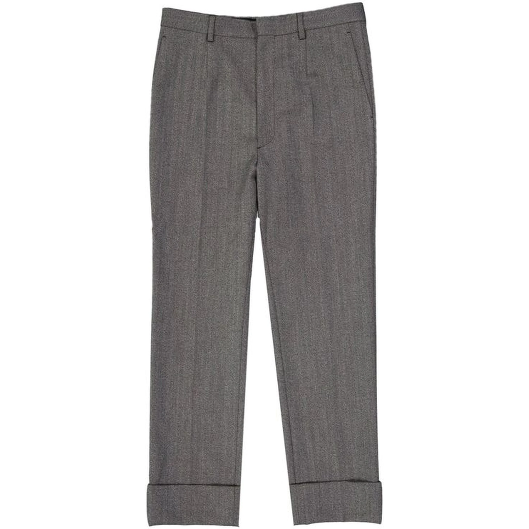 Gray Wool Dress Pants