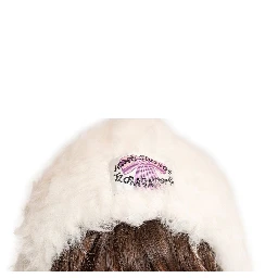 White Alpaca Leather Sweatshirt