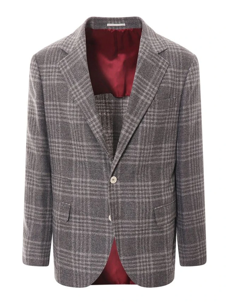 Gray Cashmere Jackets And Coat