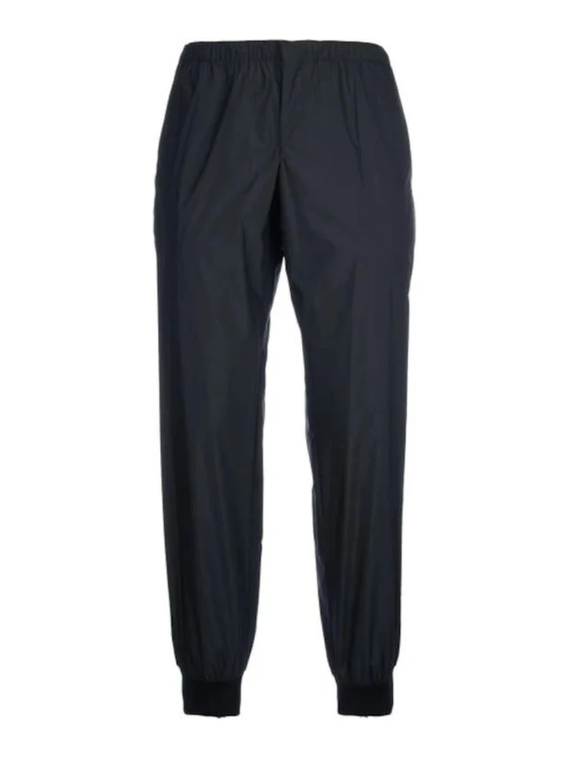 Black Nylon Joggers (Workout Pants)