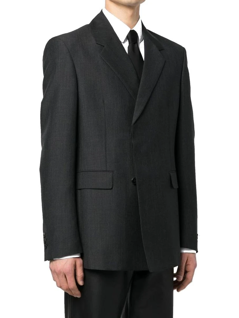 Gray Wool Blazer