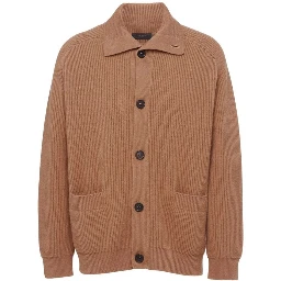 Brown Cashmere Cardigan