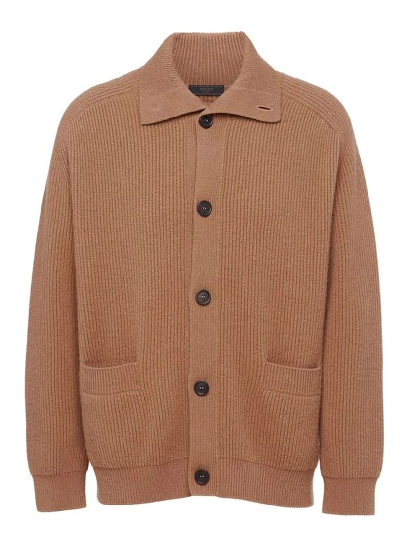 Brown Cashmere Cardigan