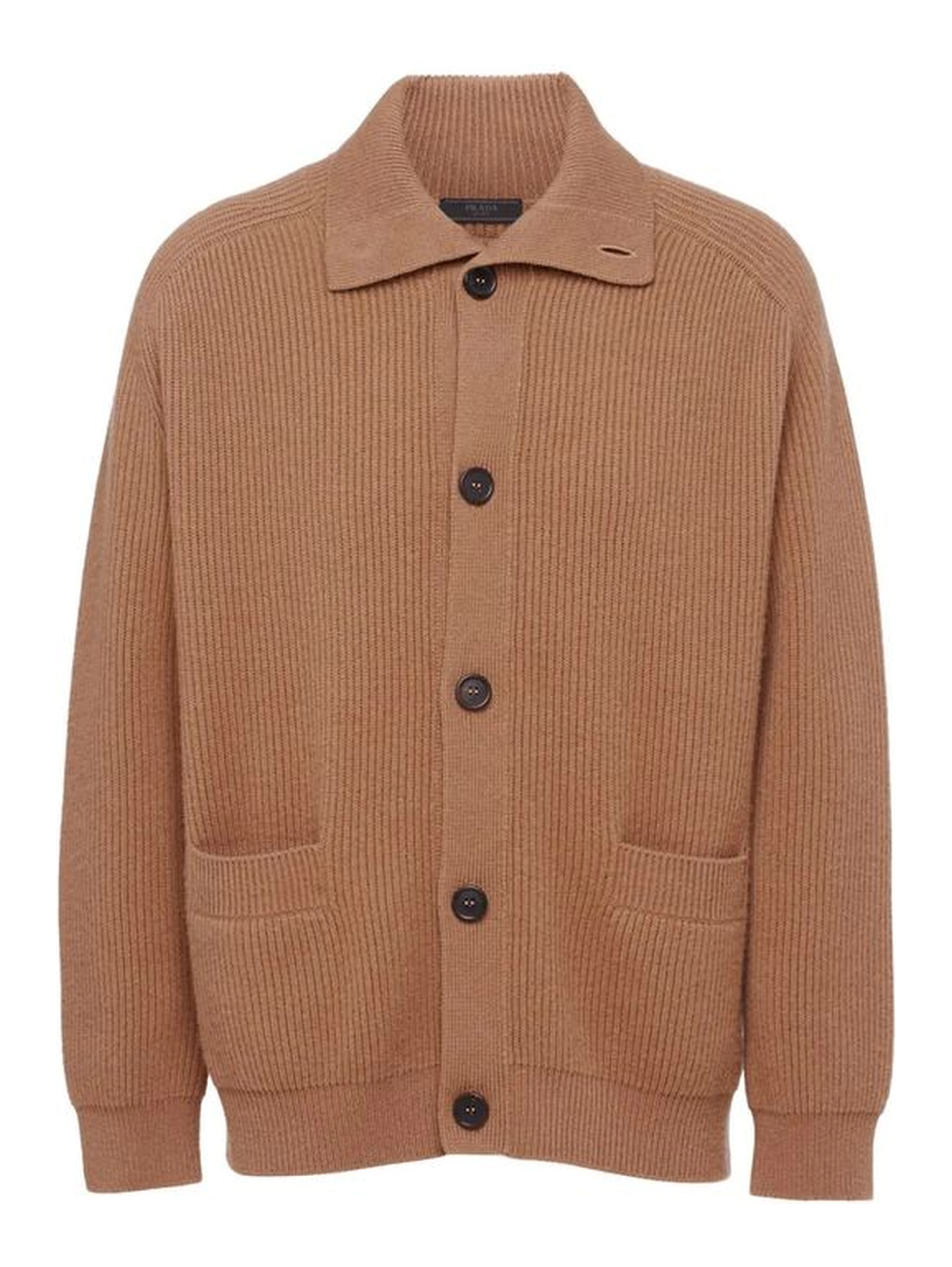 Brown Cashmere Cardigan
