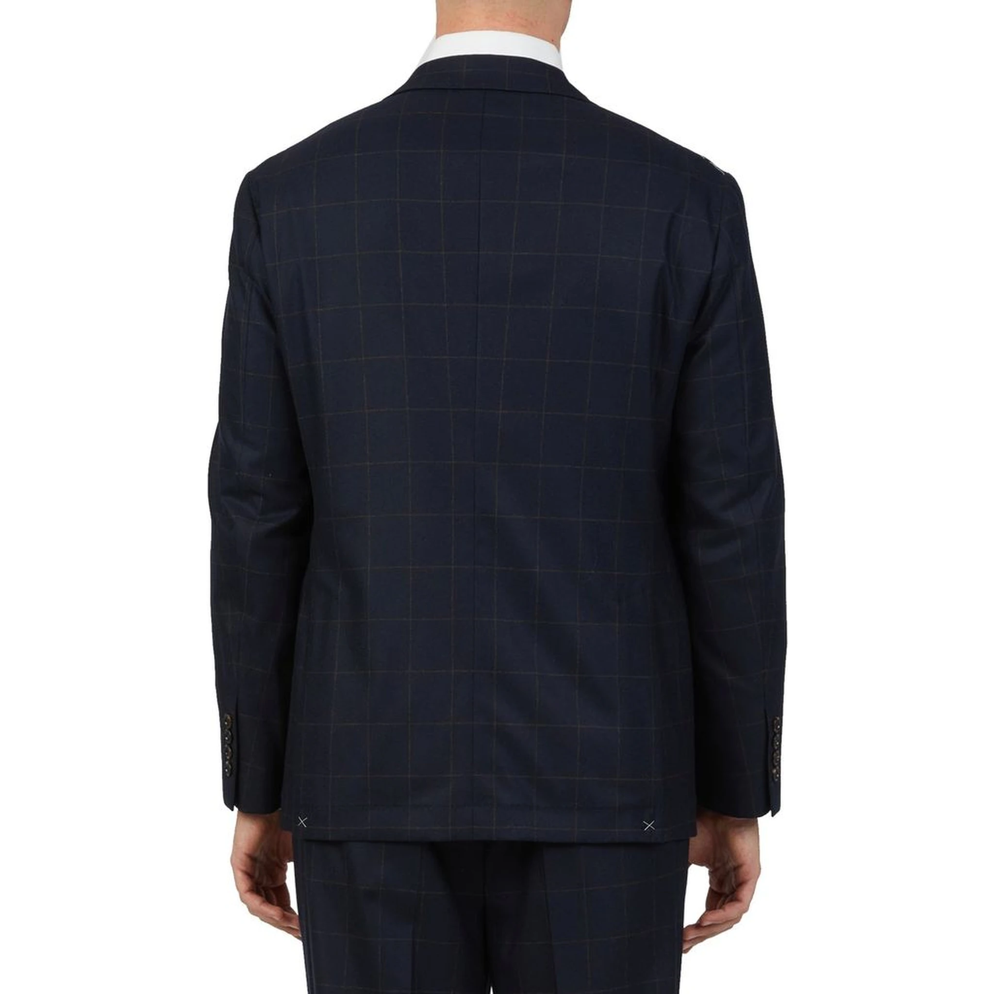 Blue Wool Two-Piece Suit