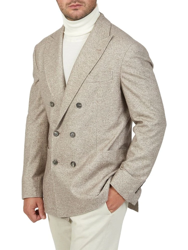 Beige Cashmere Coat alternative