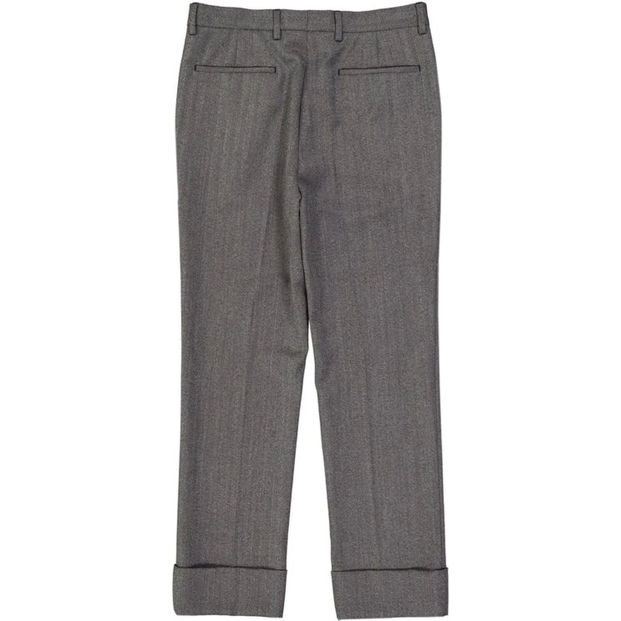Gray Wool Dress Pants