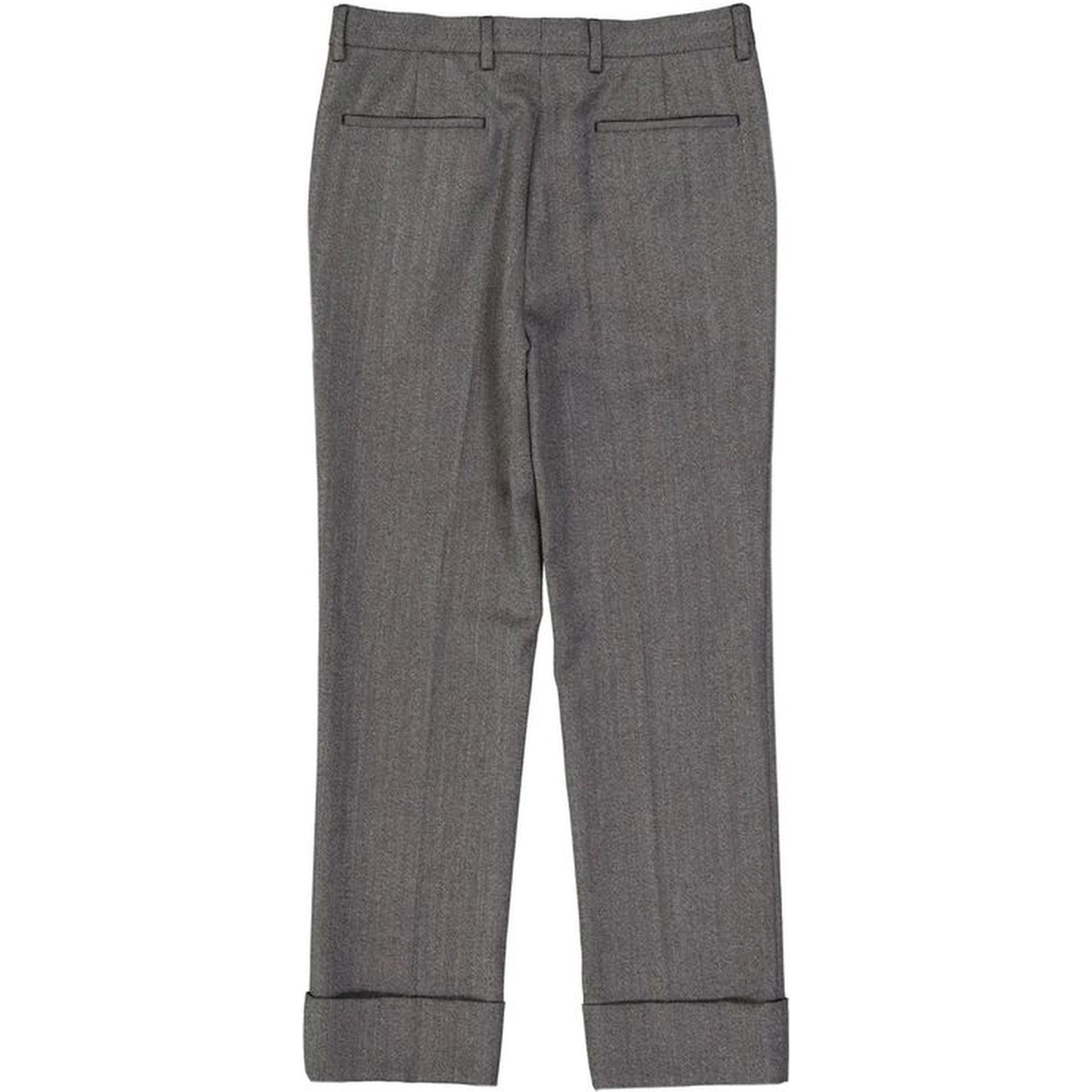 Gray Wool Dress Pants