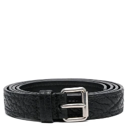 Black Calfskin Regular Belt