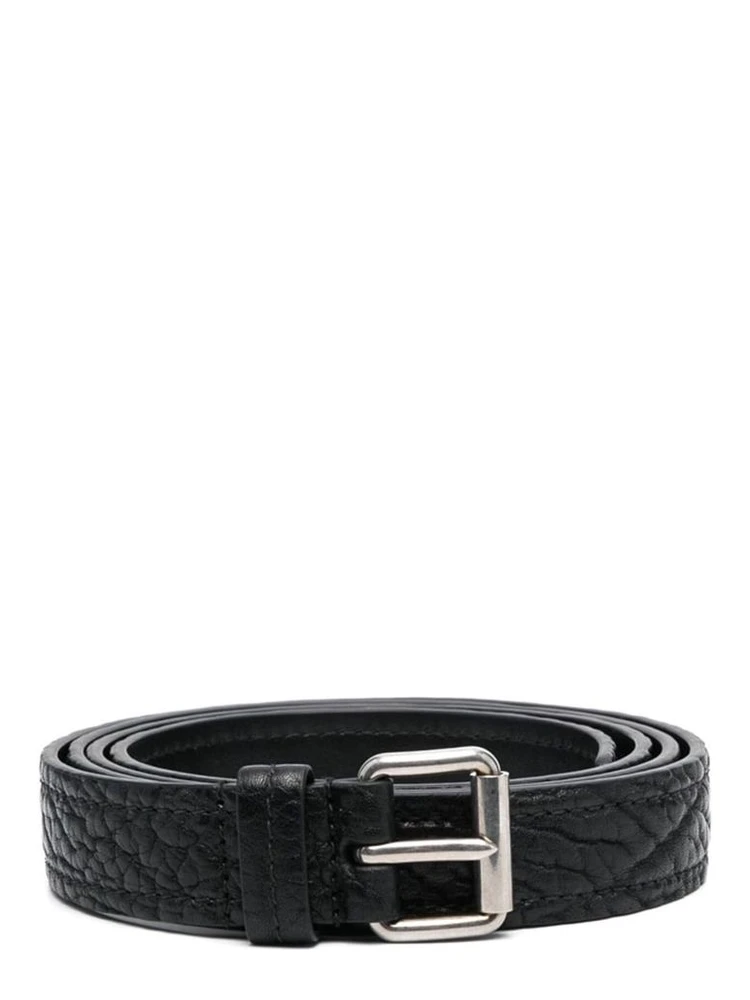 Black Calfskin Regular Belt