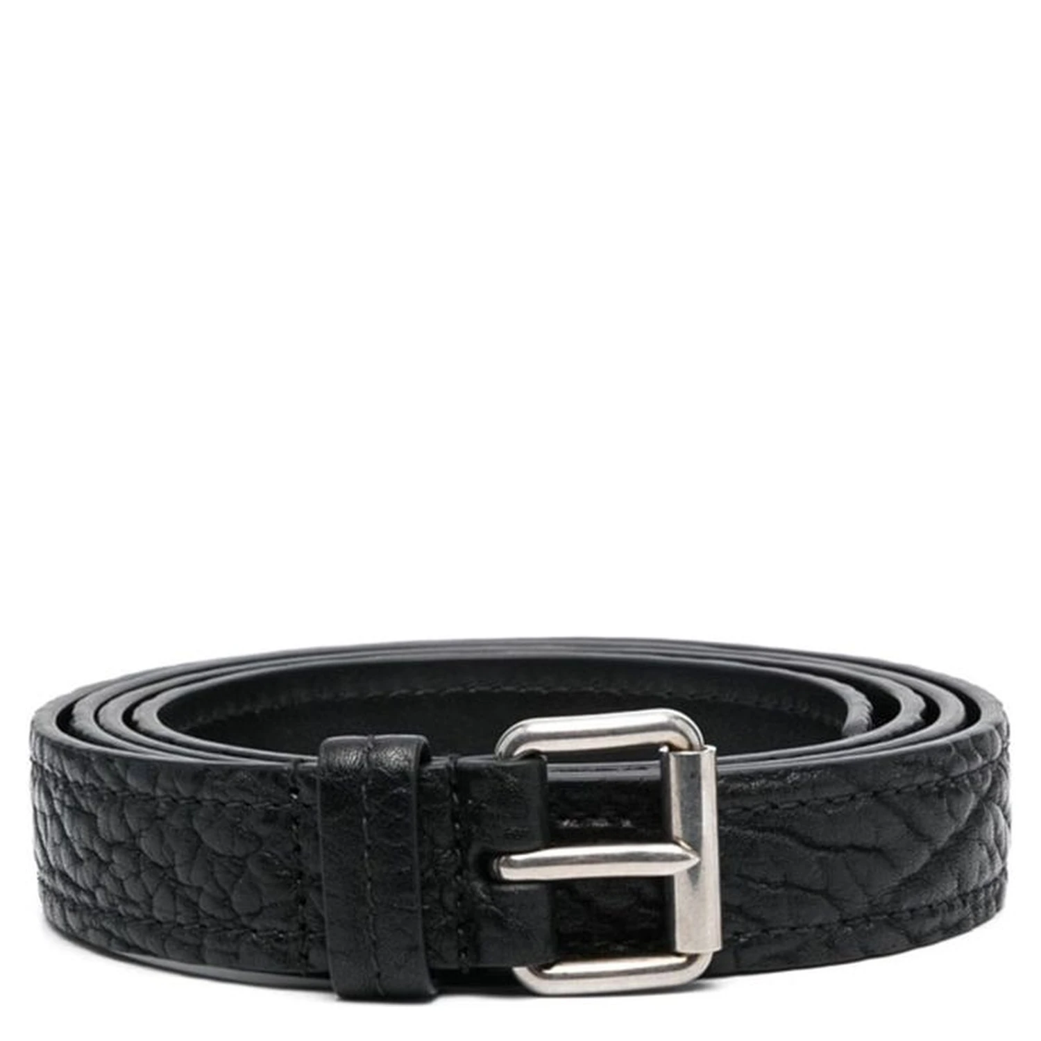 Black Calfskin Regular Belt
