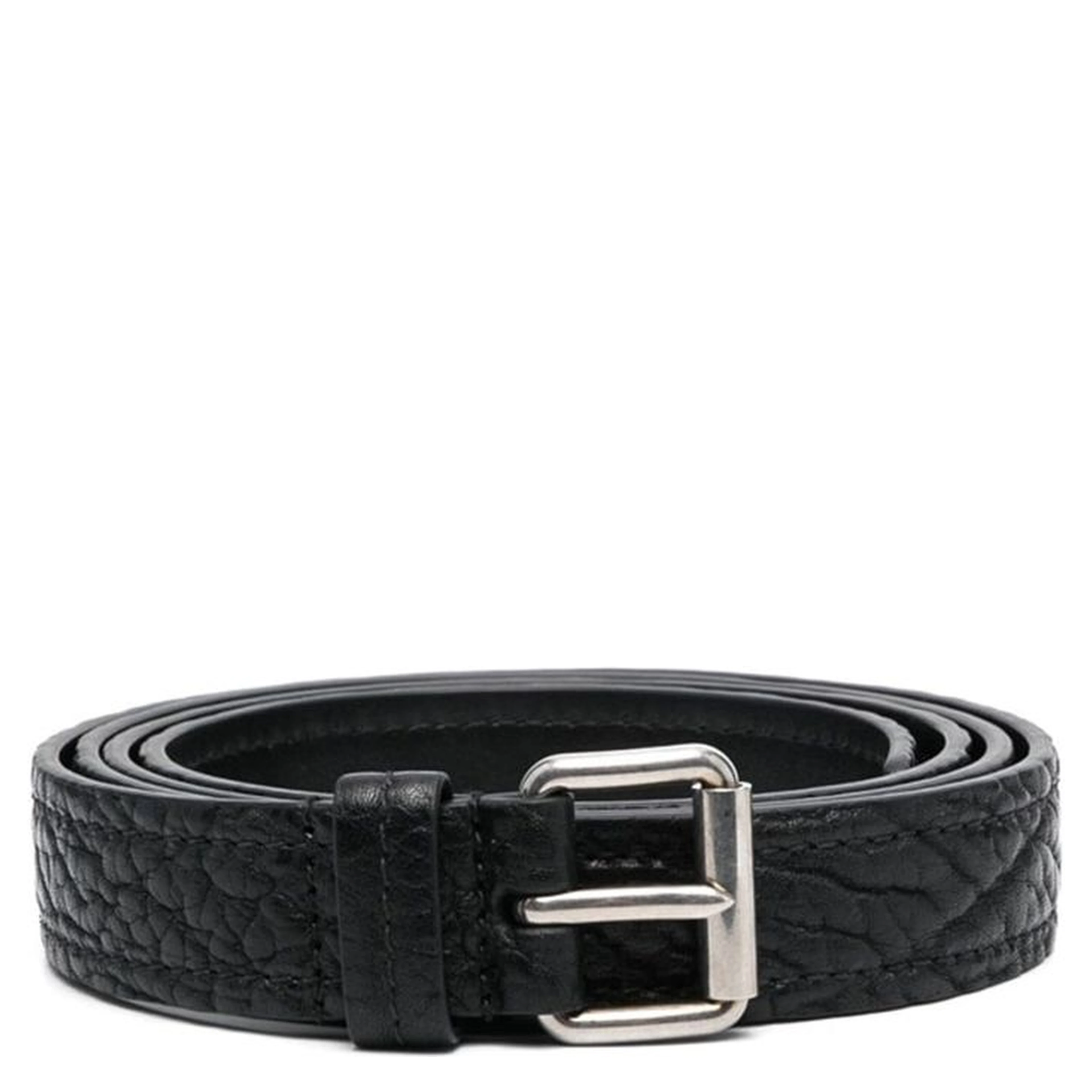 Black Calfskin Regular Belt