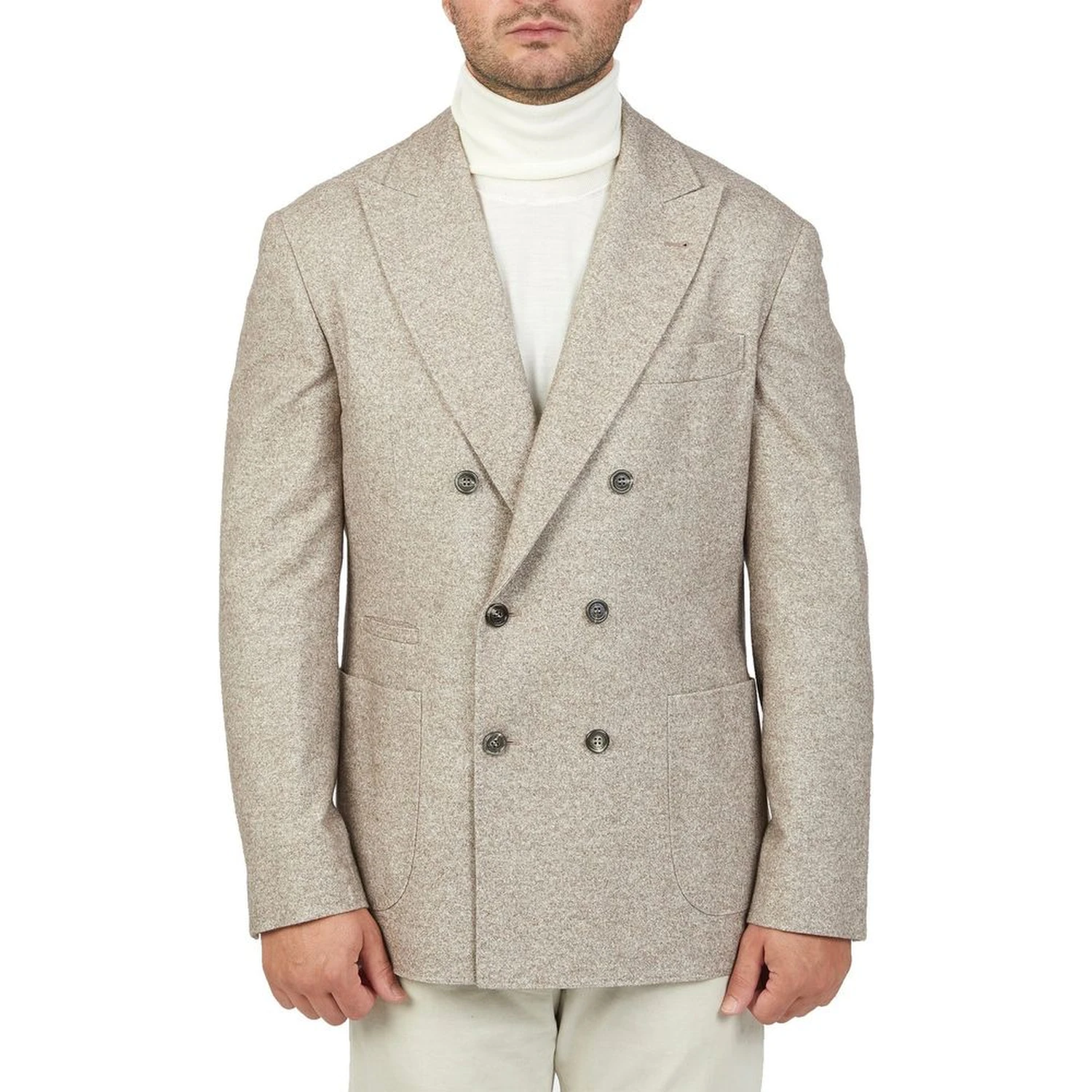 Beige Cashmere Coat