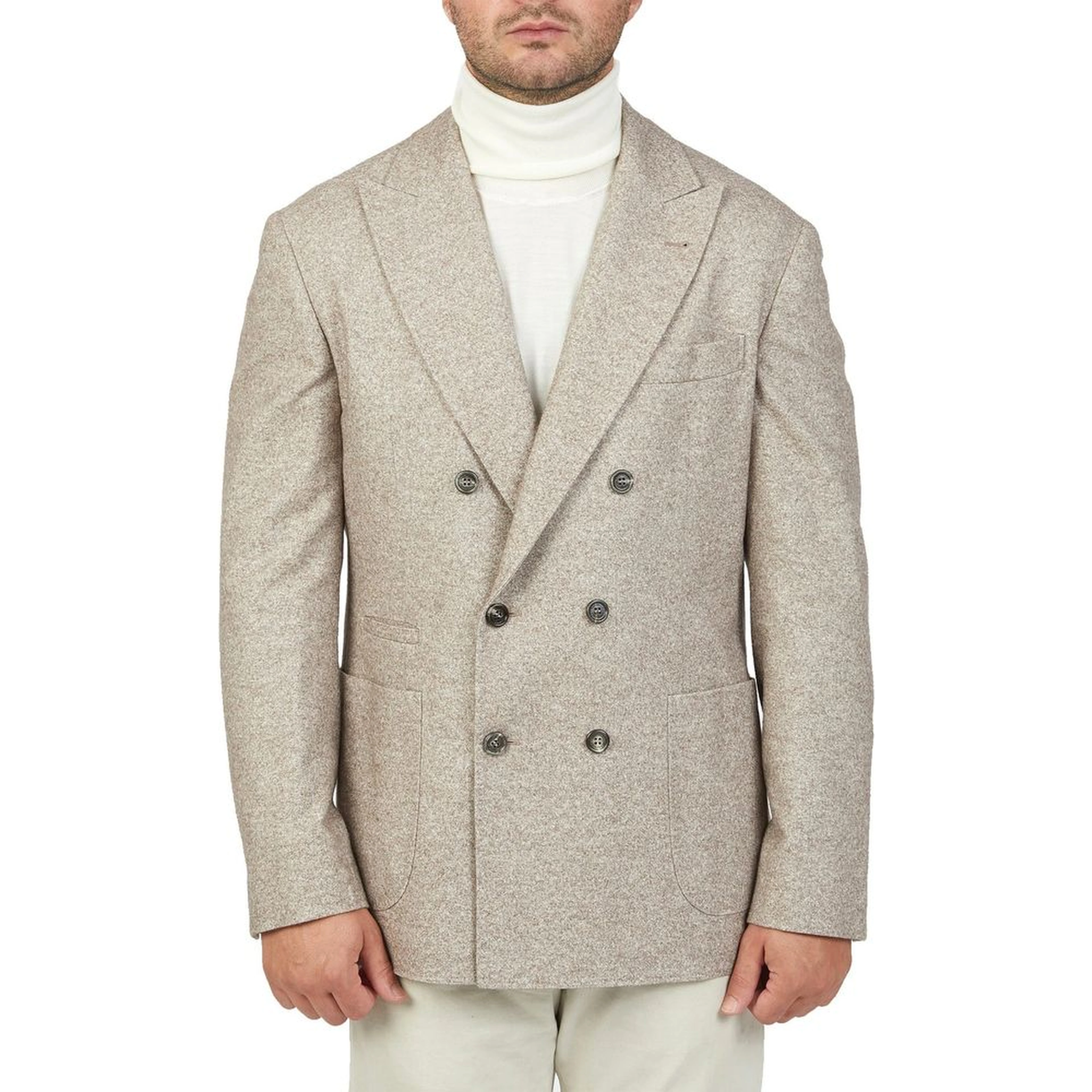 Beige Cashmere Coat