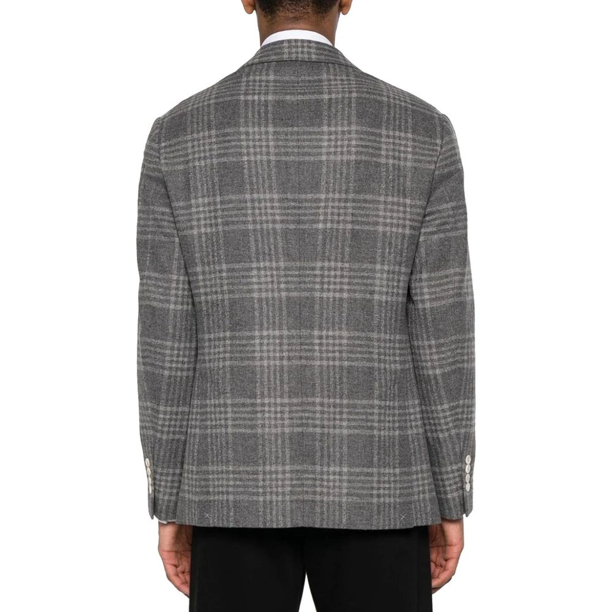 Gray Cashmere Jackets And Coat