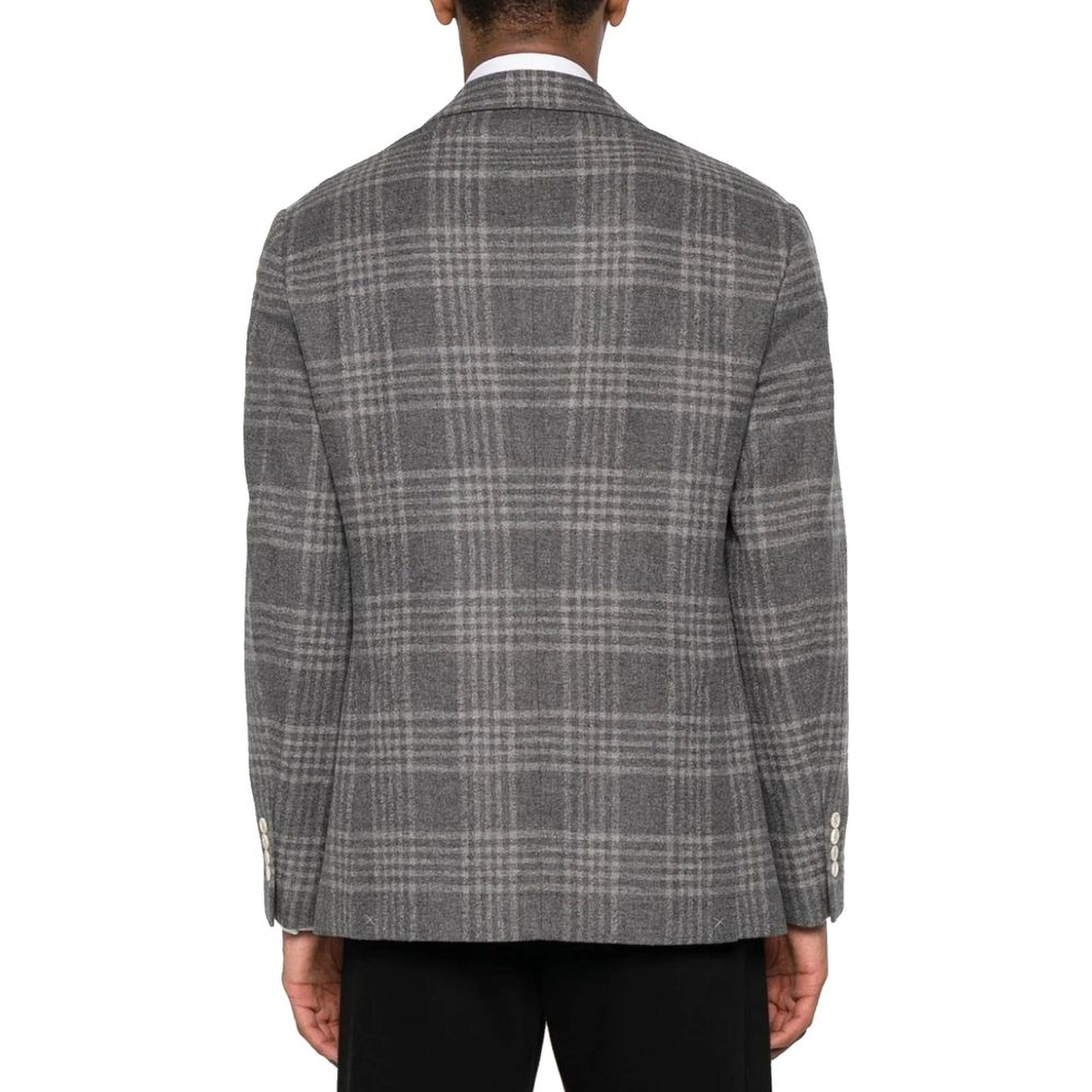 Gray Cashmere Jackets And Coat