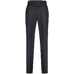 Blue Mohair Dress Pants