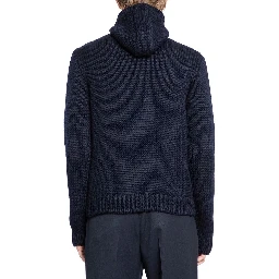 Blue Wool Turtleneck