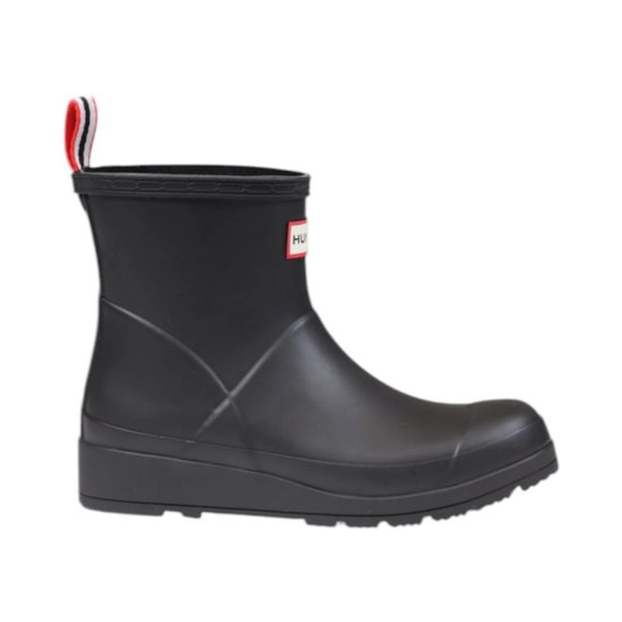Black Recycled Polyester Ankle Boots