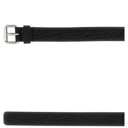 Black Calfskin Regular Belt