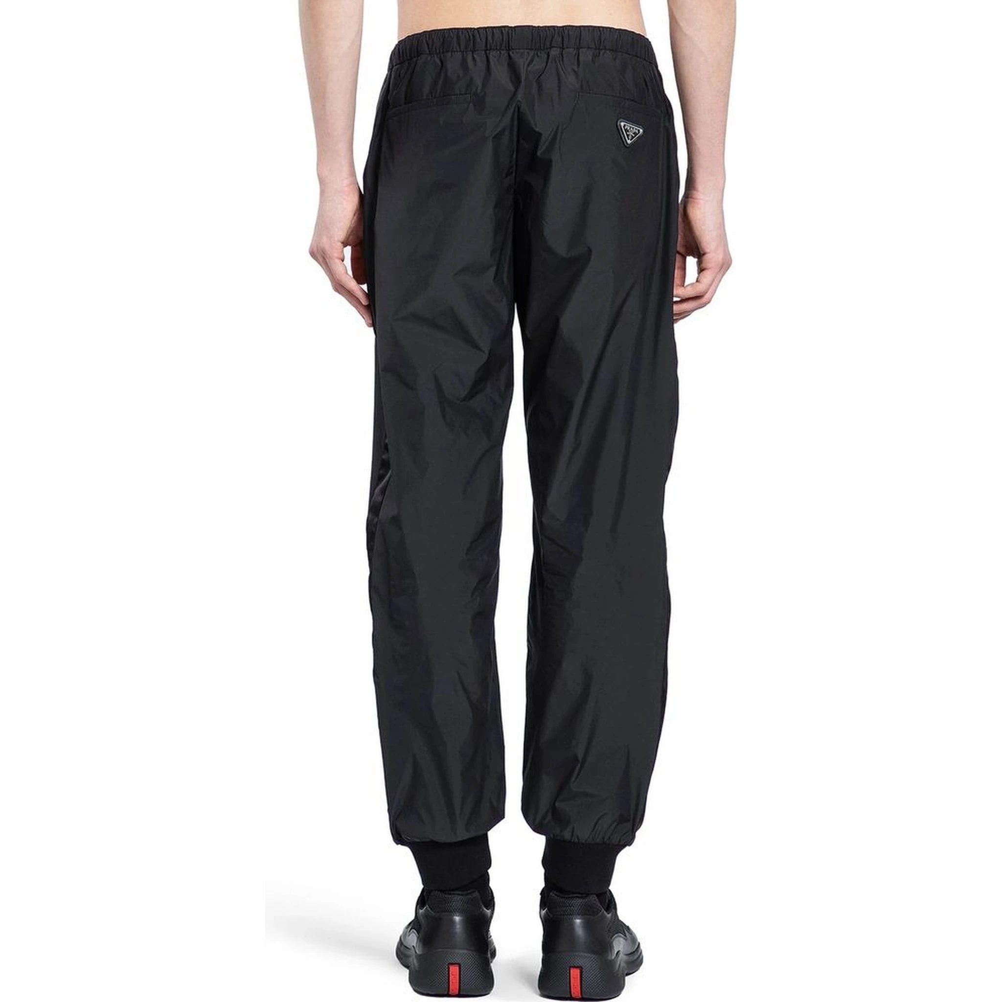 Black Nylon Joggers (Workout Pants)