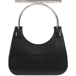 Black Lamb Leather Handbag