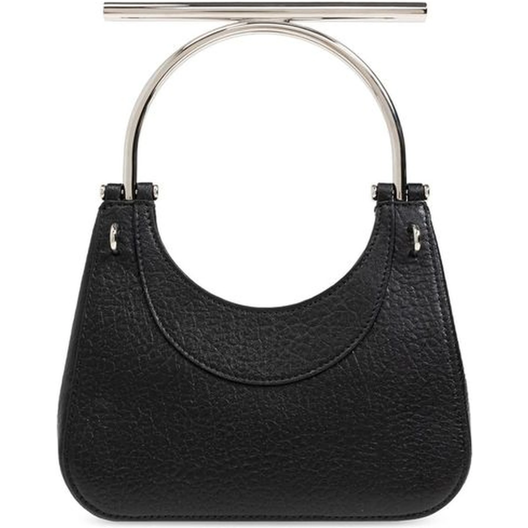 Black Lamb Leather Handbag